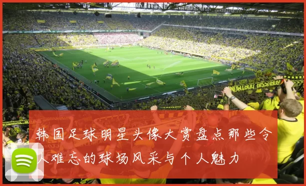 韩国足球明星头像大赏盘点那些令人难忘的球场风采与个人魅力